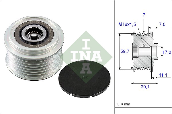Alternator Freewheel Clutch (WG1253634)