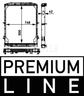 Radiator, engine cooling