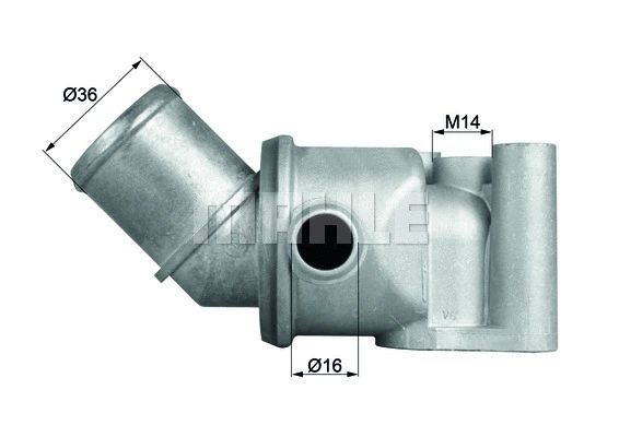 Thermostat, coolant (WG1217735)