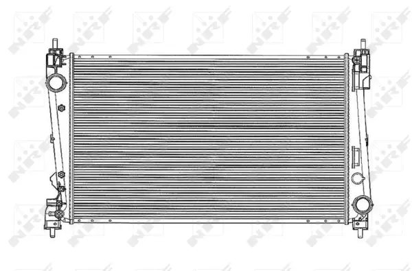 Radiator, engine cooling (WG1722642)
