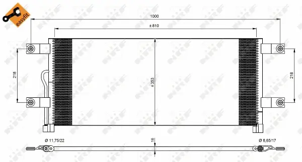 Condenser, air conditioning (WG2260714)