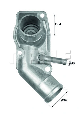 Thermostat, coolant (WG1217651)