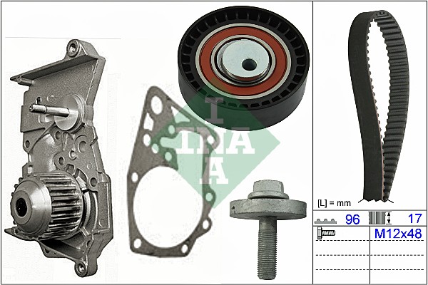 Water Pump & Timing Belt Kit (WG1252037)