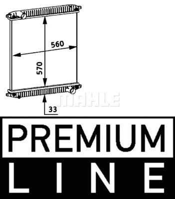 Radiator, engine cooling