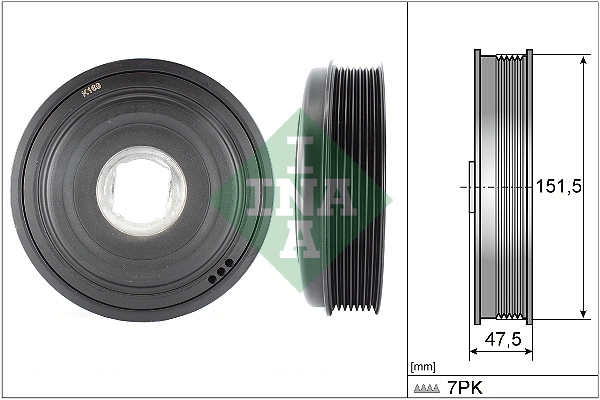 Belt Pulley, crankshaft (WG2136889)
