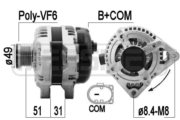 Alternator (WG2011508)
