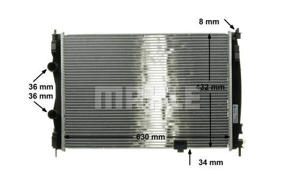 Radiator, engine cooling