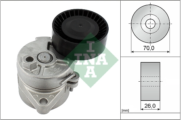 Belt Tensioner, V-ribbed belt (WG1253350)