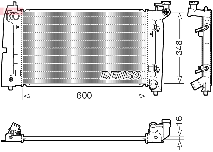 Radiator, engine cooling (WG2339272)