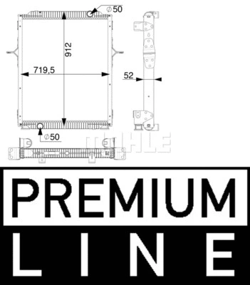 Radiator, engine cooling