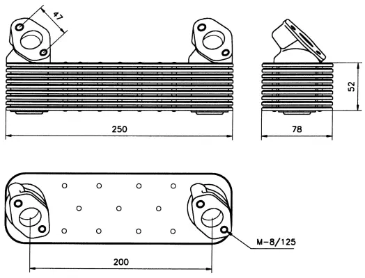 Oil Cooler, engine oil