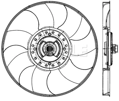 Fan, engine cooling (WG2180835)