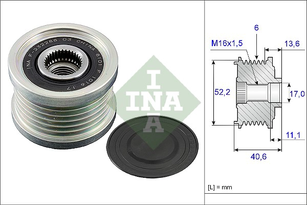 Alternator Freewheel Clutch (WG1253625)