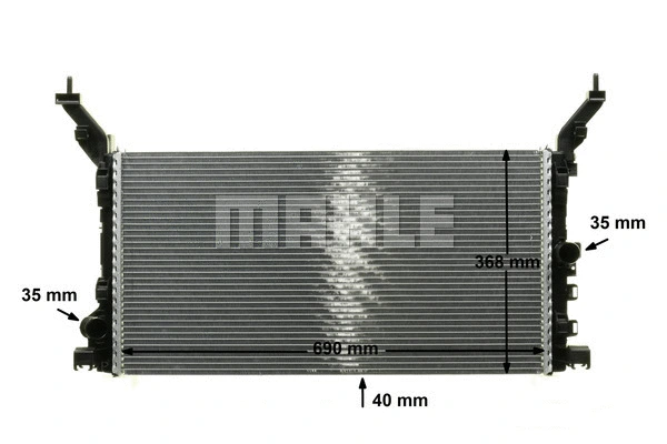 Radiator, engine cooling