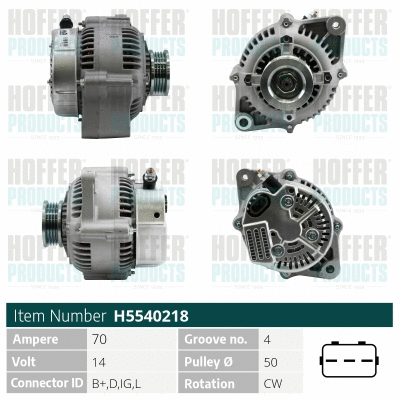 Alternator (WG2197010)