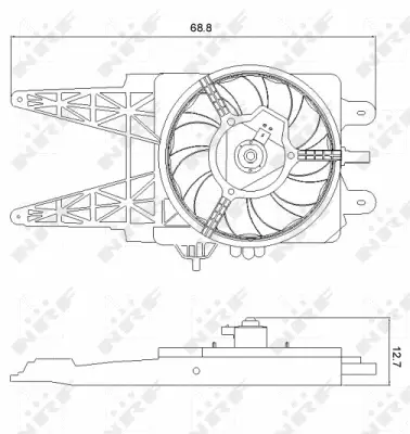 Fan, engine cooling (WG1720222)