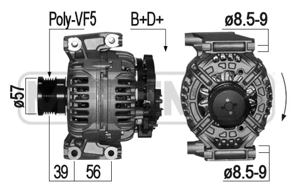 Alternator (WG2011006)