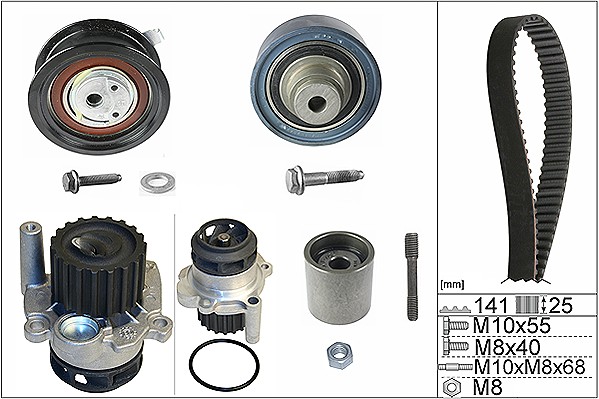 Water Pump & Timing Belt Kit (WG1710032)