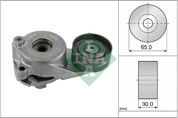 Belt Tensioner, V-ribbed belt (WG1253422)