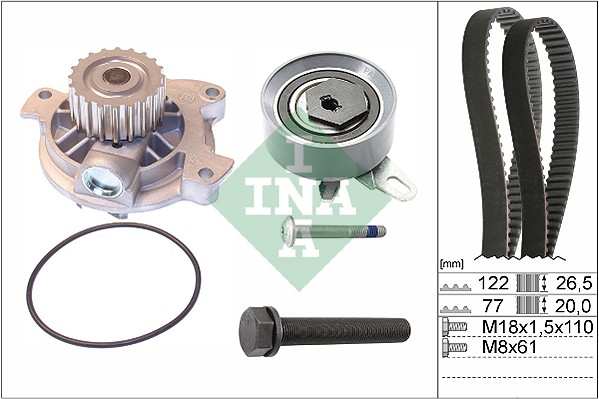 Water Pump & Timing Belt Kit (WG1251732)