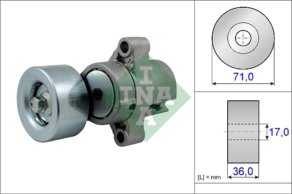 Belt Tensioner, V-ribbed belt (WG1253561)
