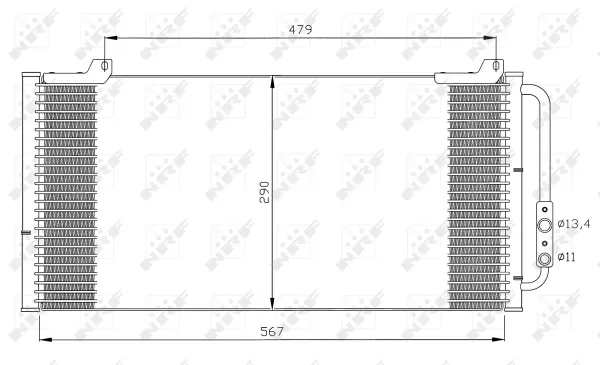 Condenser, air conditioning (WG2160856)