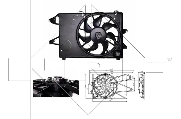 Fan, engine cooling (WG1720110)