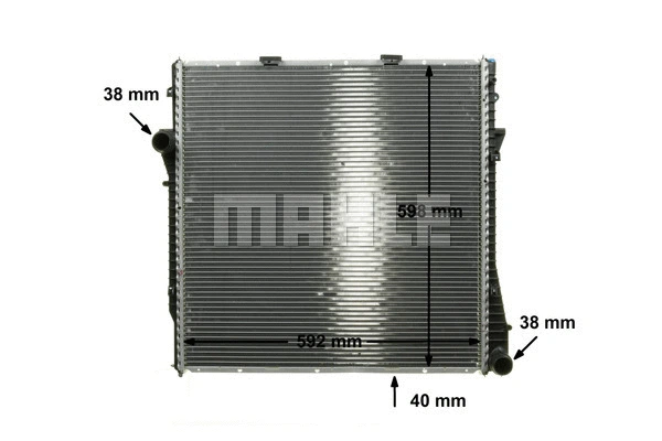 Radiator, engine cooling