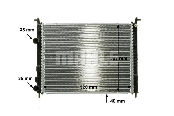 Radiator, engine cooling