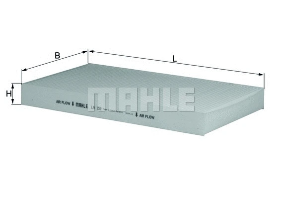 Filter, cabin air (WG1215271)
