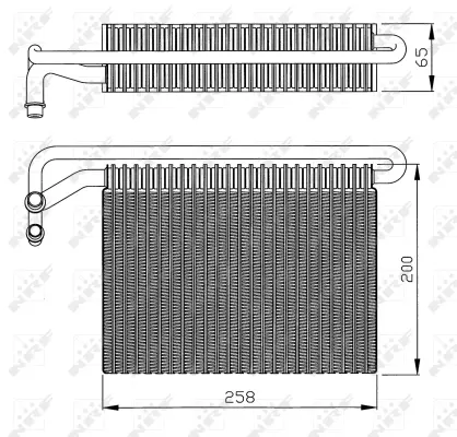 Evaporator, air conditioning