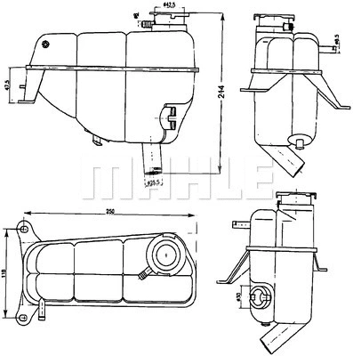 Expansion Tank, coolant (WG2184285)