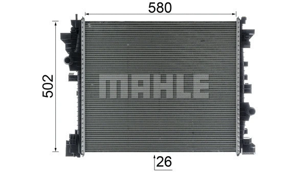Radiator, engine cooling