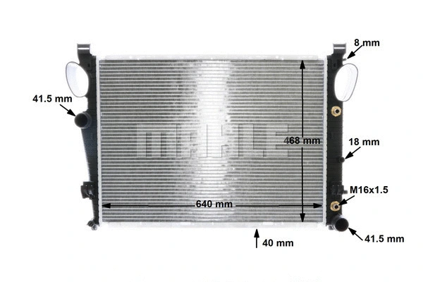 Radiator, engine cooling