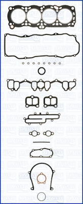 Gasket Kit, cylinder head (WG1167088)