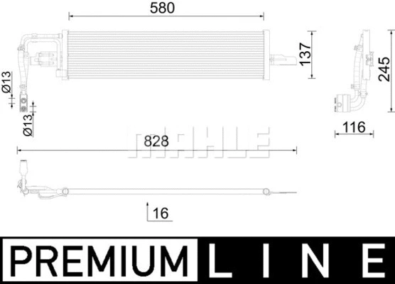 Oil Cooler, automatic transmission (WG2181205)