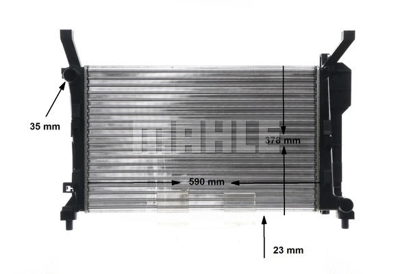 Radiator, engine cooling