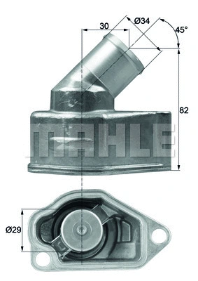 Thermostat, coolant (WG1261843)