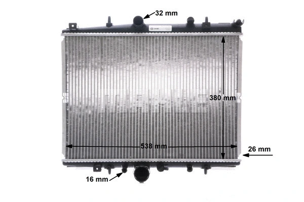 Radiator, engine cooling