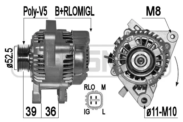 Alternator (WG2011394)