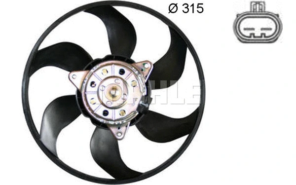 Fan, engine cooling (WG2180742)