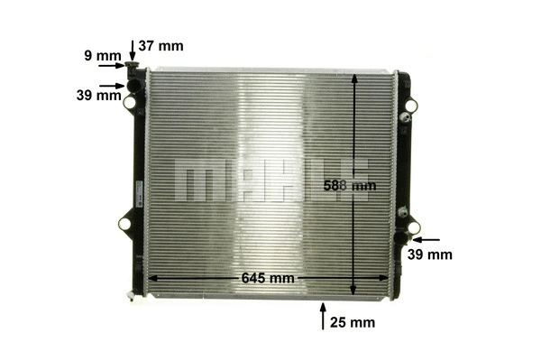 Radiator, engine cooling