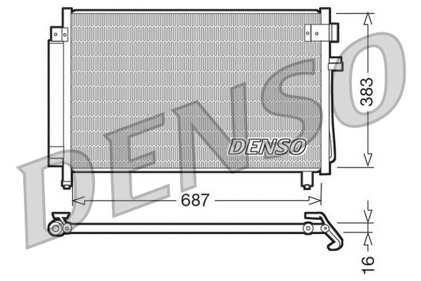 Condenser, air conditioning (WG1917437)