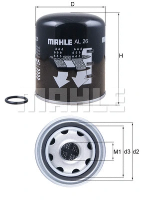 Air Dryer Cartridge, compressed-air system (WG1214687)