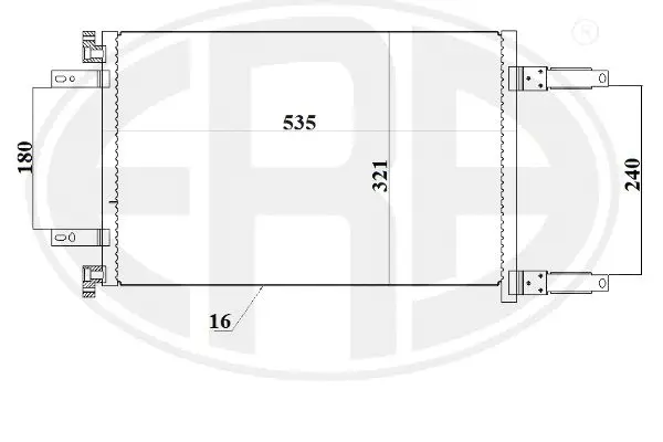 Condenser, air conditioning (WG2016833)