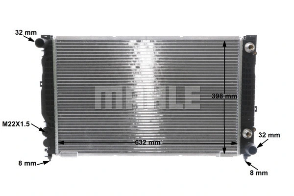 Radiator, engine cooling