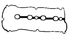 Gasket, cylinder head cover (WG1766715)