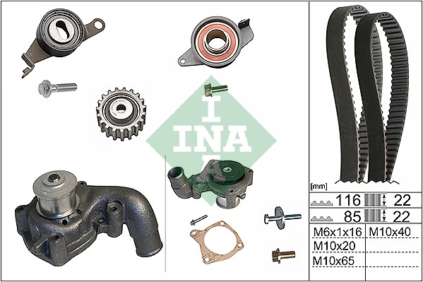 Water Pump & Timing Belt Kit (WG1710002)