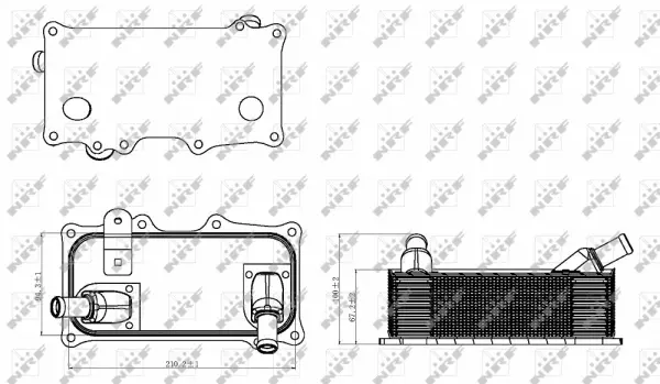 Oil Cooler, engine oil