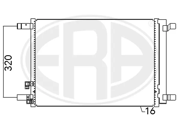 Condenser, air conditioning (WG2016704)